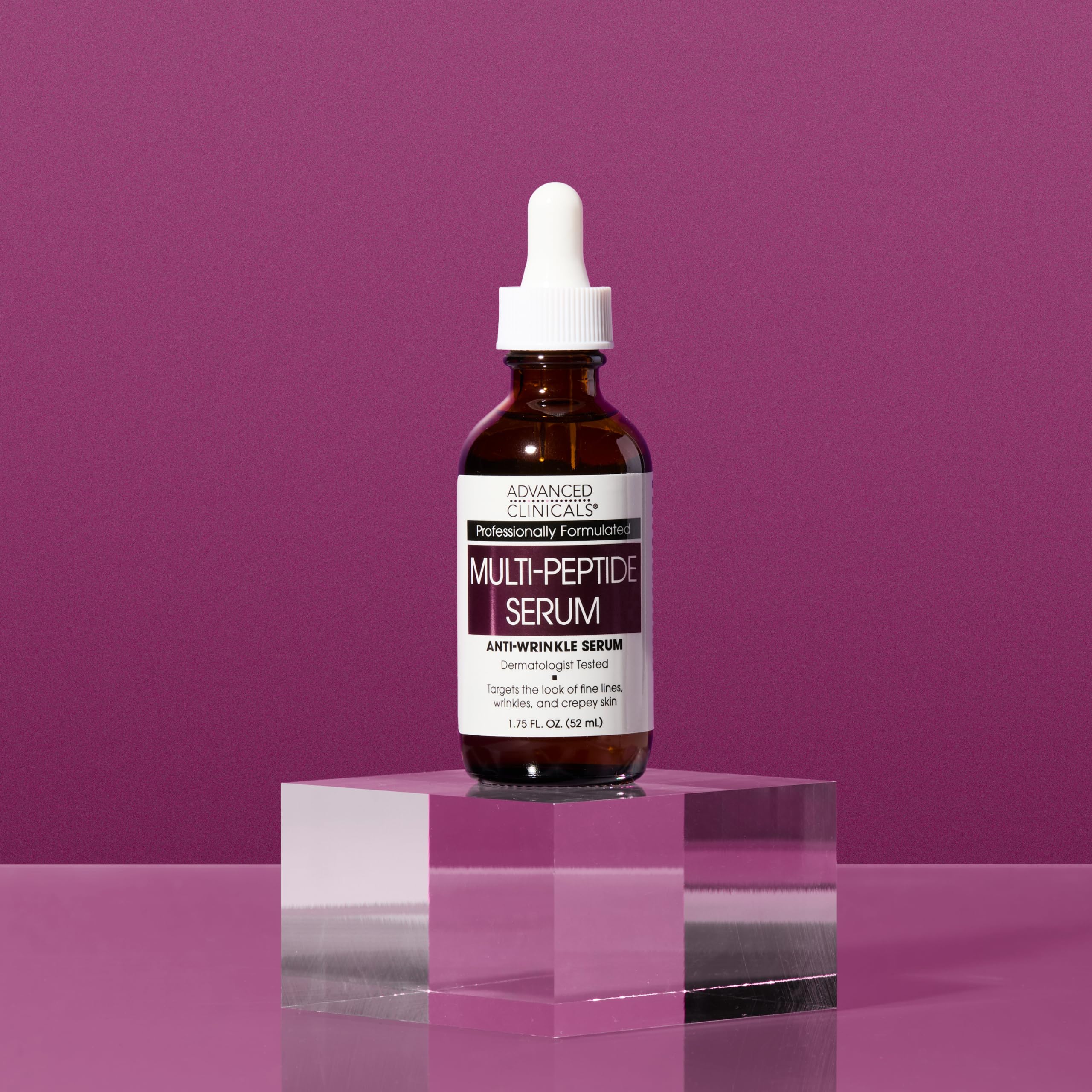 Advanced Clinicals Multi Peptides Serum 2-pack packaging shows value