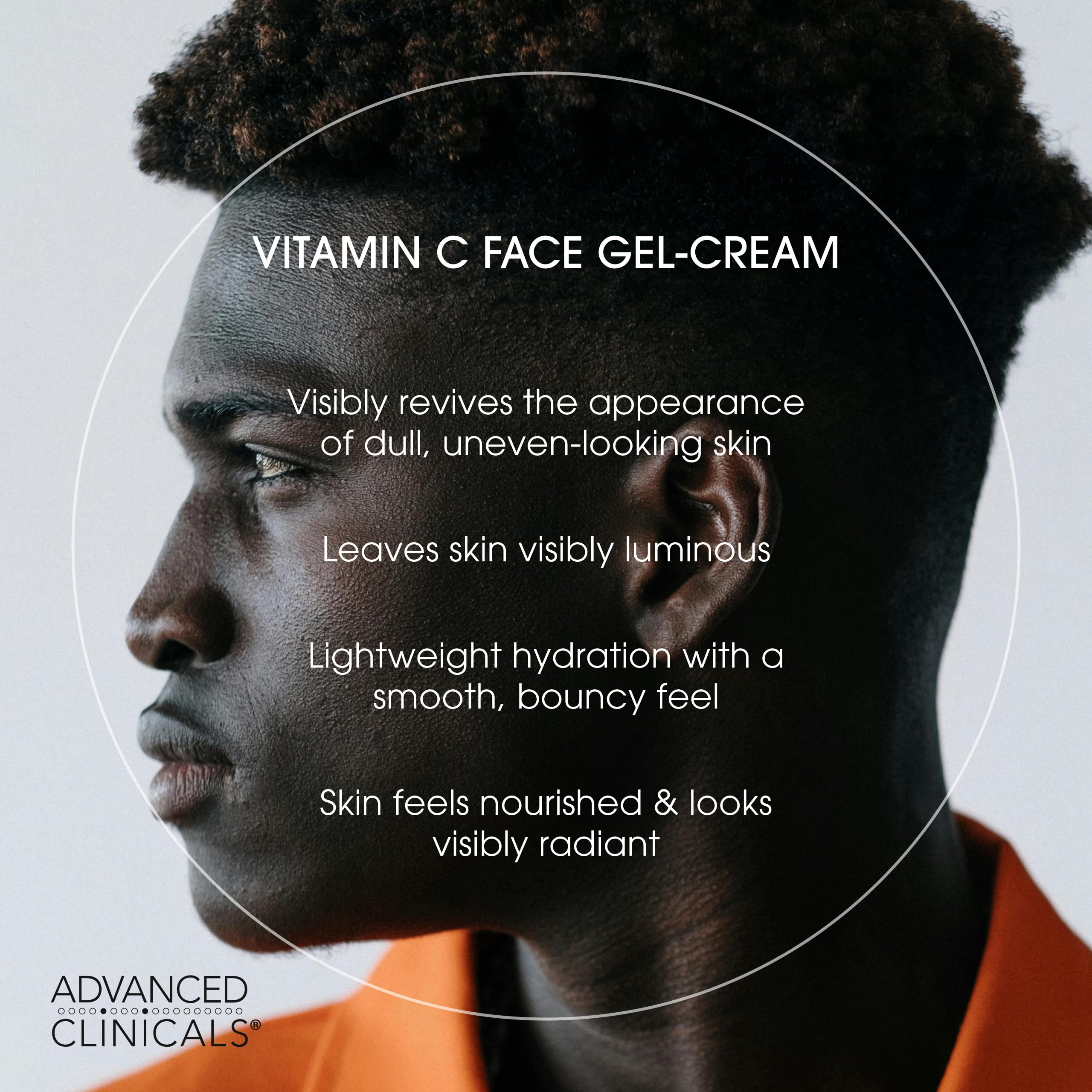 Advanced Clinicals product packaging box emphasizes science-backed skincare