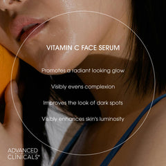 Advanced Clinicals retinol serum application shows smoothing of fine lines.