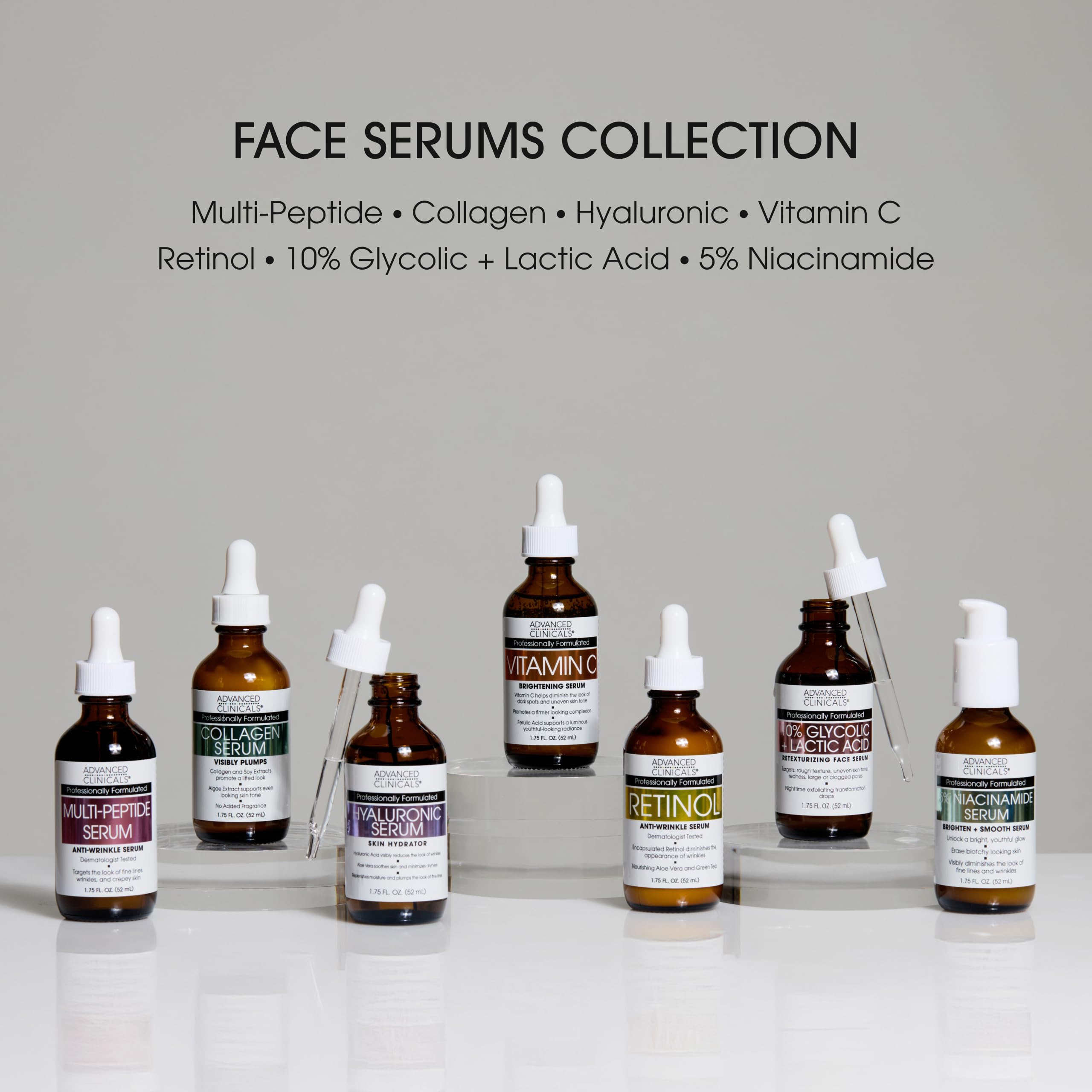 Advanced Clinicals day night routine motif implies consistent skincare ritual.