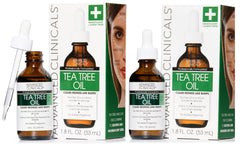 Advanced Clinicals Tea Tree Oil Serum bottle shows sleek packaging for easy daily use.