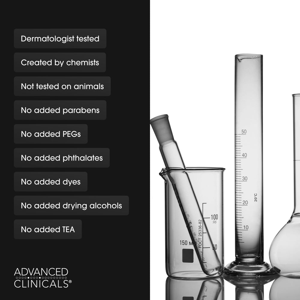 Advanced Clinicals Vitamin C Cream arm swatch reveals even-toned, hydrated skin.
