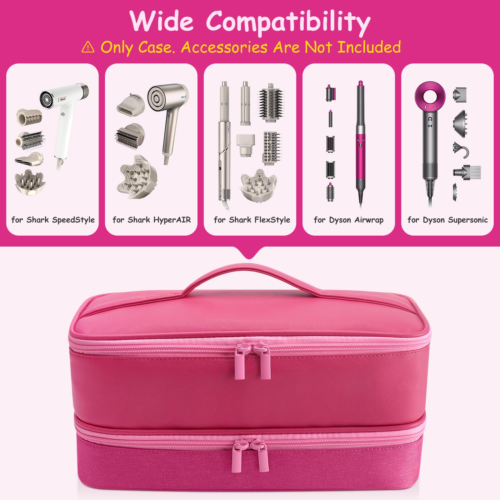 Adworte two-way zipper design enables quick, side-access packing.