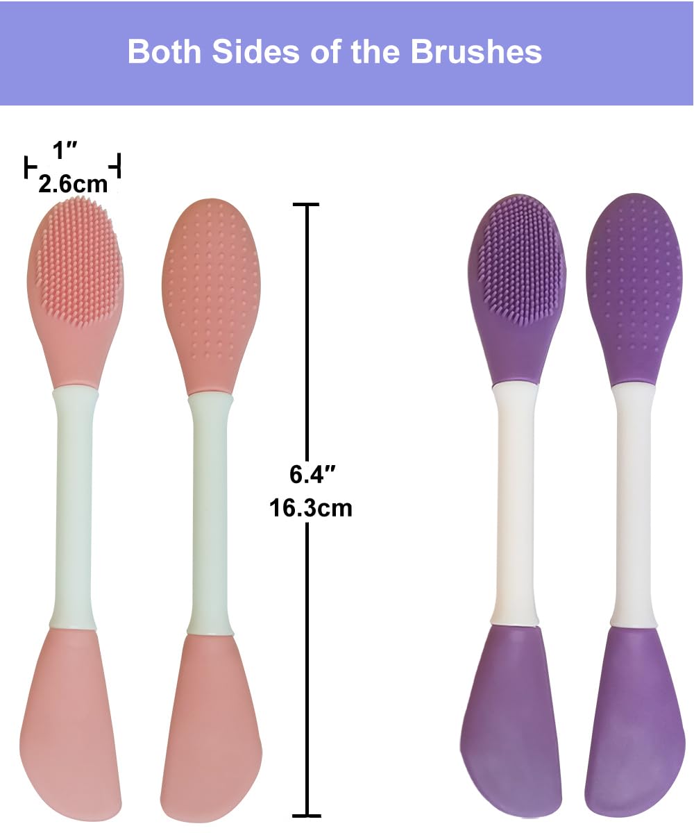 AECW 9-in-1 face scrubber multi brush collection displays nine brushes for variety.