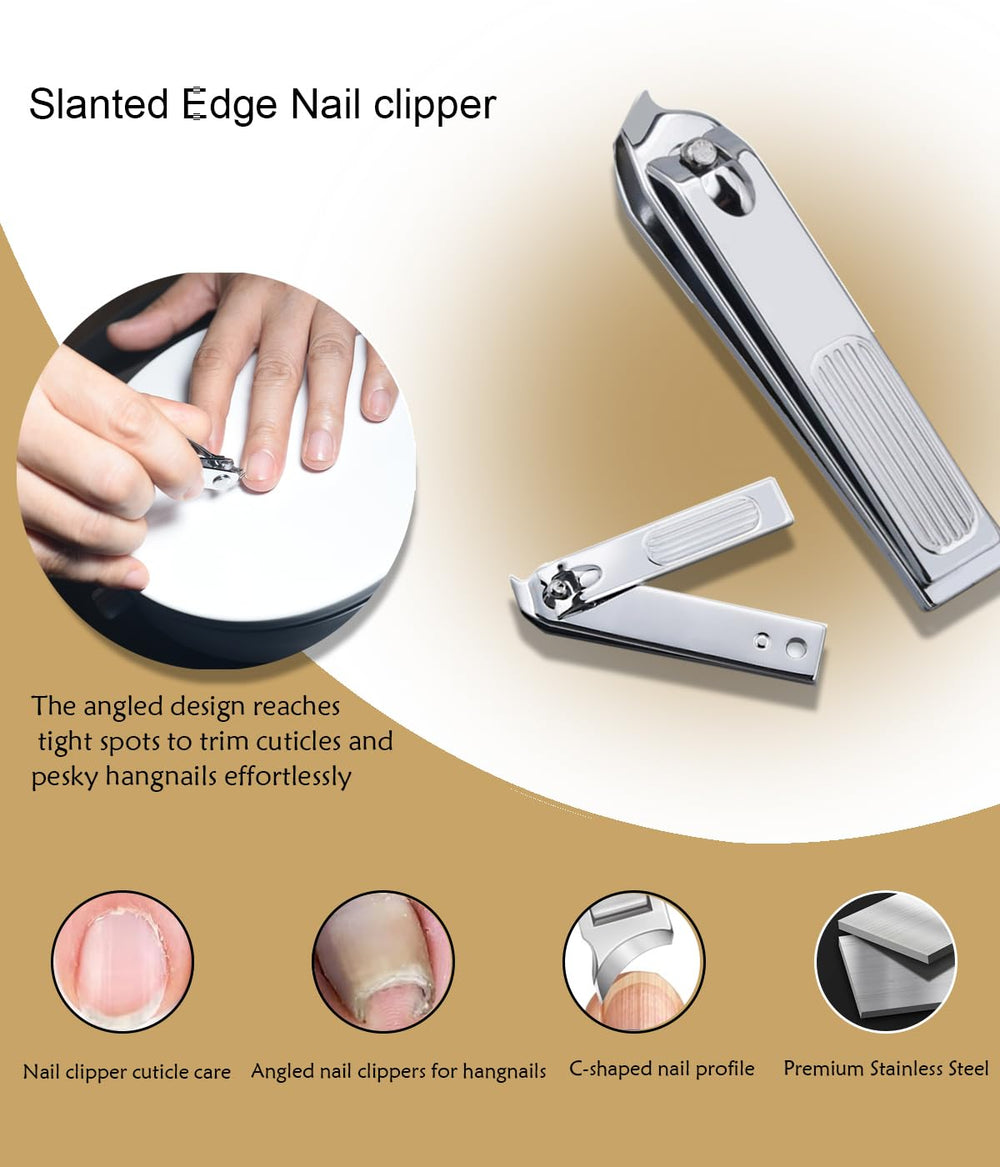 Aedericoe nail clippers for toe and fingernails, versatile tool