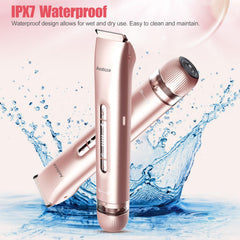 Aedicce bikini trimmer precision trim head closeup enabling precise shaping.