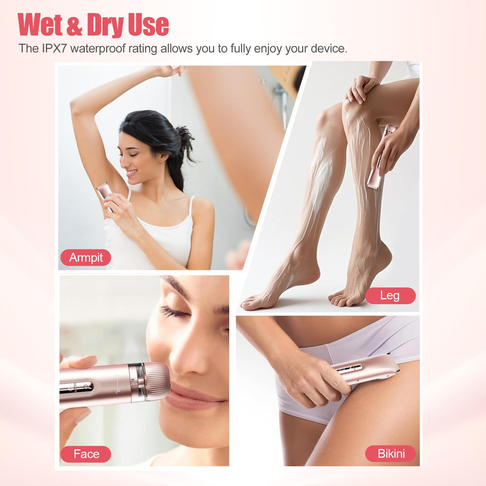 Aedicce bikini trimmer USB-C charging view highlighting cordless convenience.