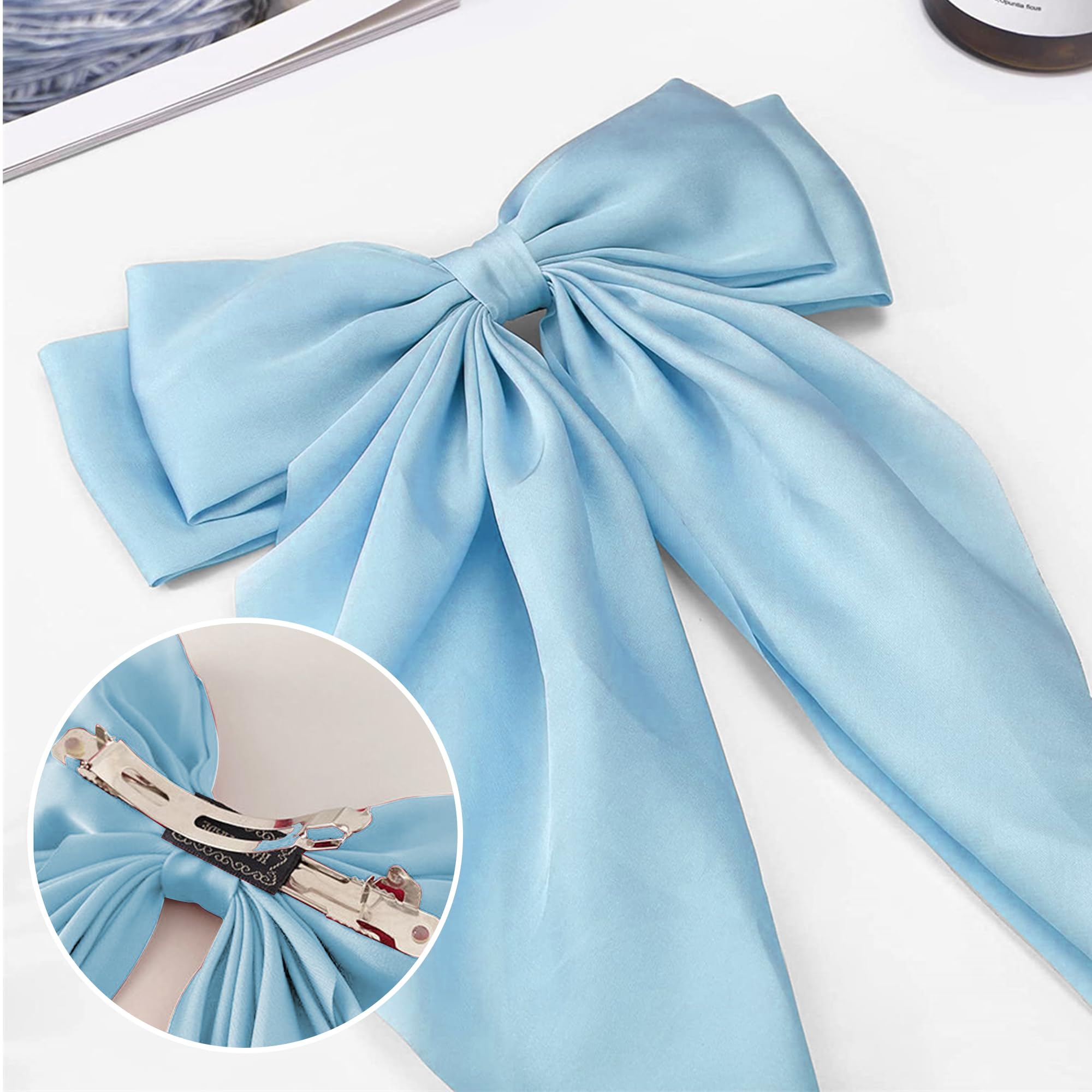 AEGYPIUS non-slip clips fully lined for gentle, damage-free hair