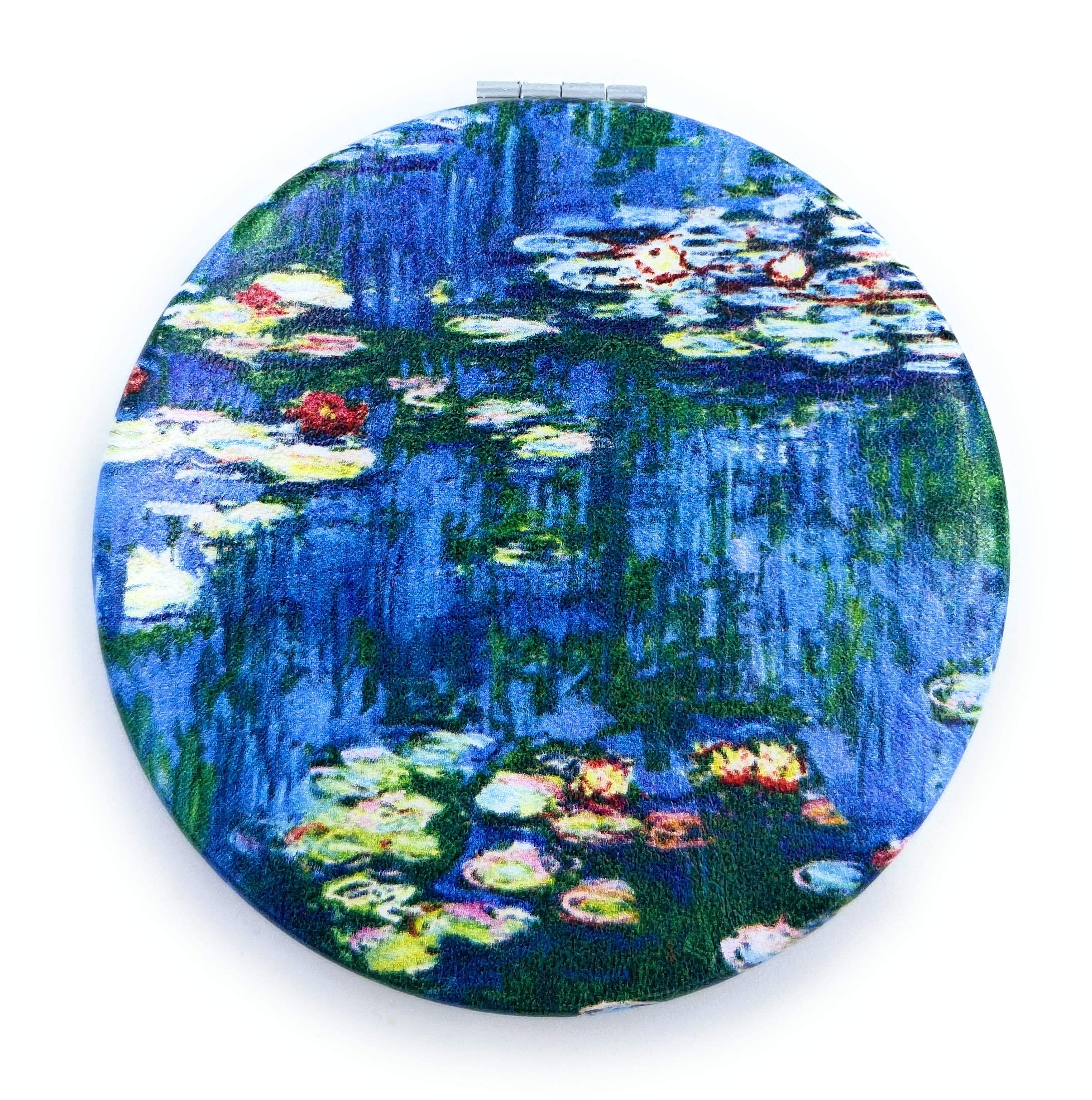 Aeisage 2.6-inch diameter mirror fits compact purses for quick grooming.
