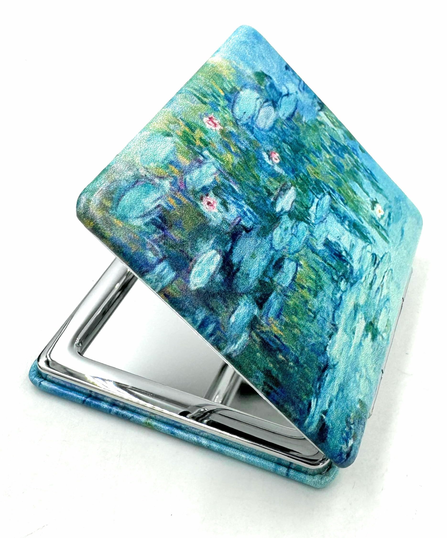 Aeisage Starry Night mini-mirror captures artful detail with double-sided magnification for precise makeup