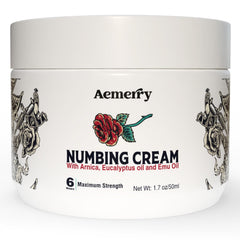 Aemerry Numbing Cream maximum-strength tube delivers fast-acting relief.