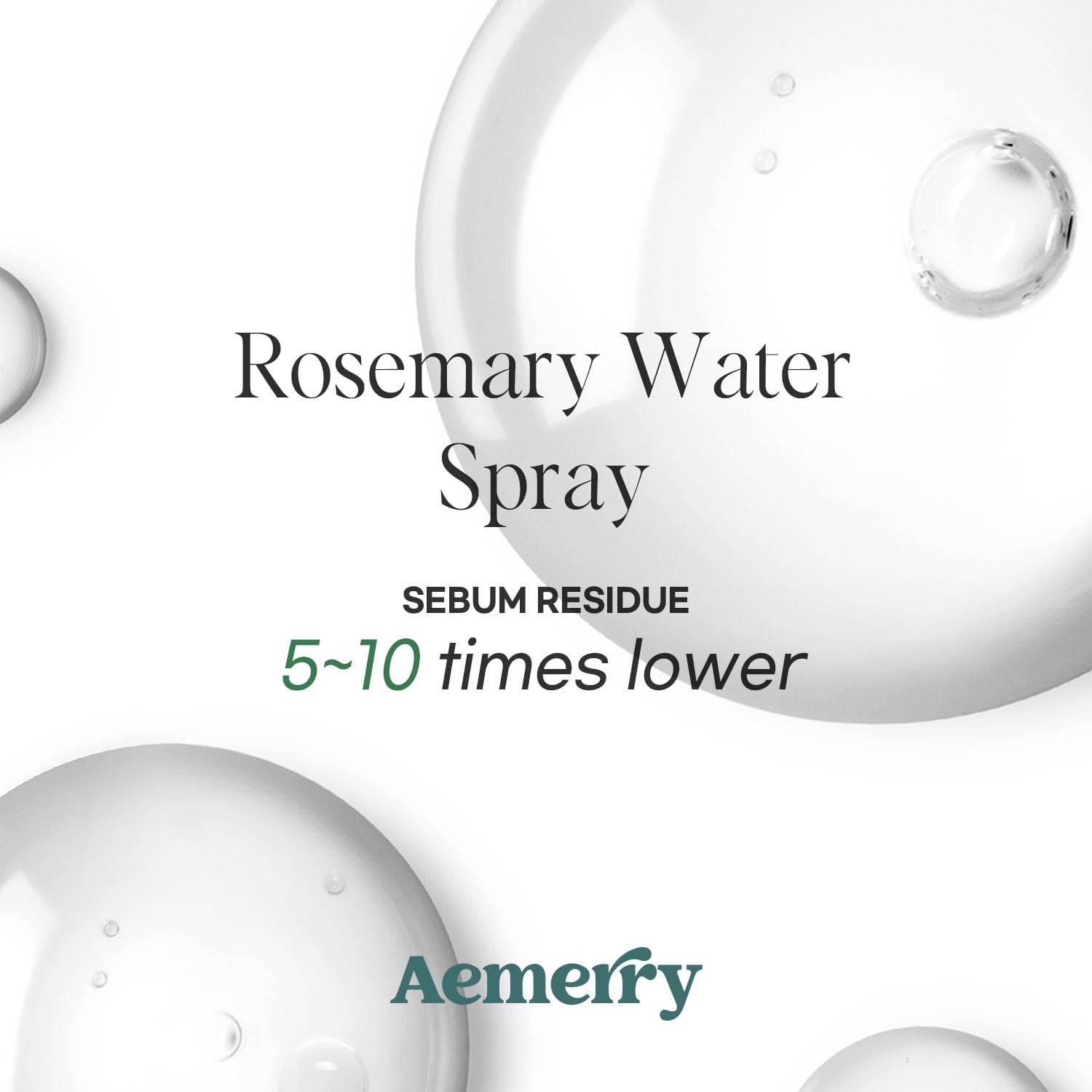 Aemerry Rosemary Water Spray with rice water essence boosts scalp nourishment.