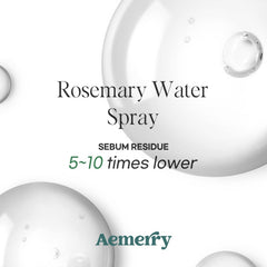 Aemerry Rosemary Water Spray with rice water essence boosts scalp nourishment.
