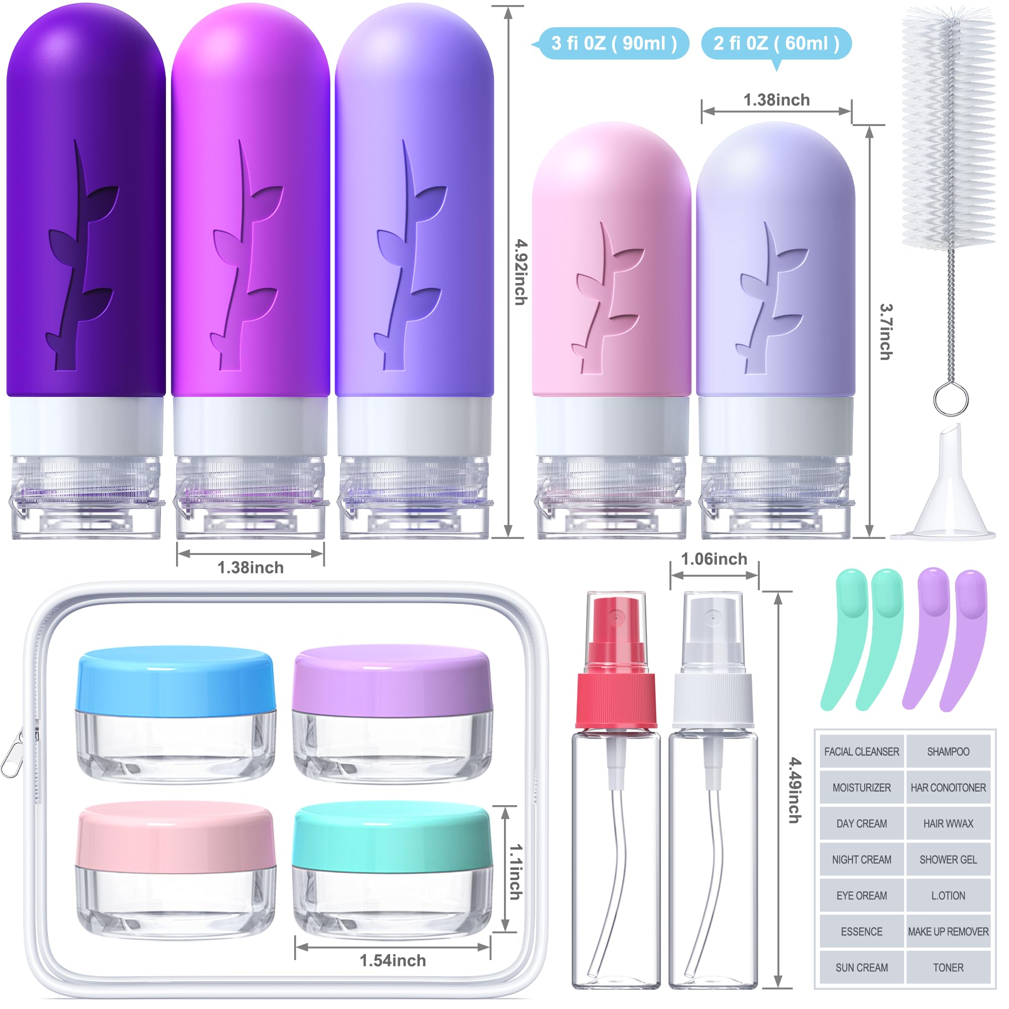 Aeomni cream boxes with spatulas and funnel for neat application.