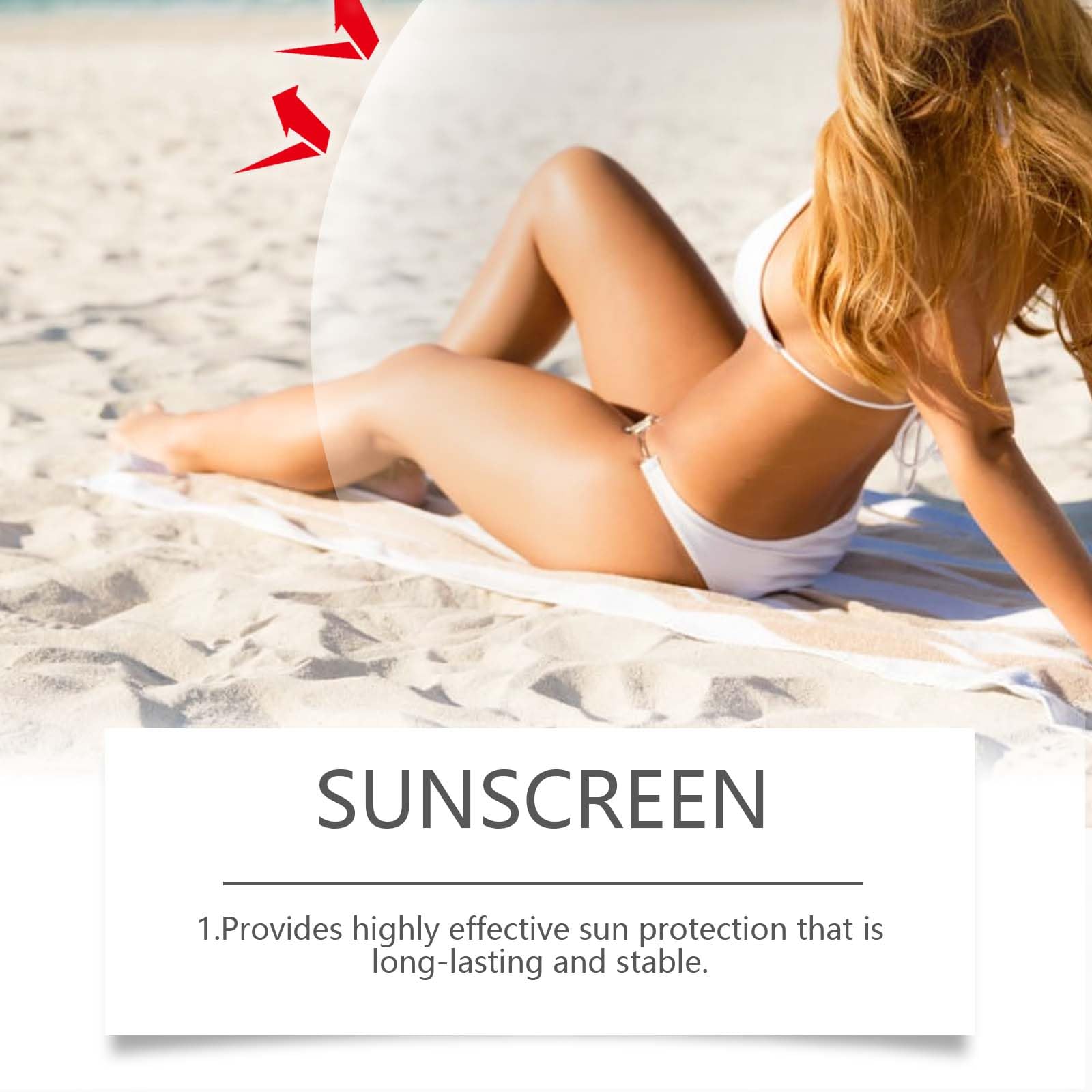 Aeonthryl Sun Organic Sunscreen SPF50+ rice and probiotics components visual.