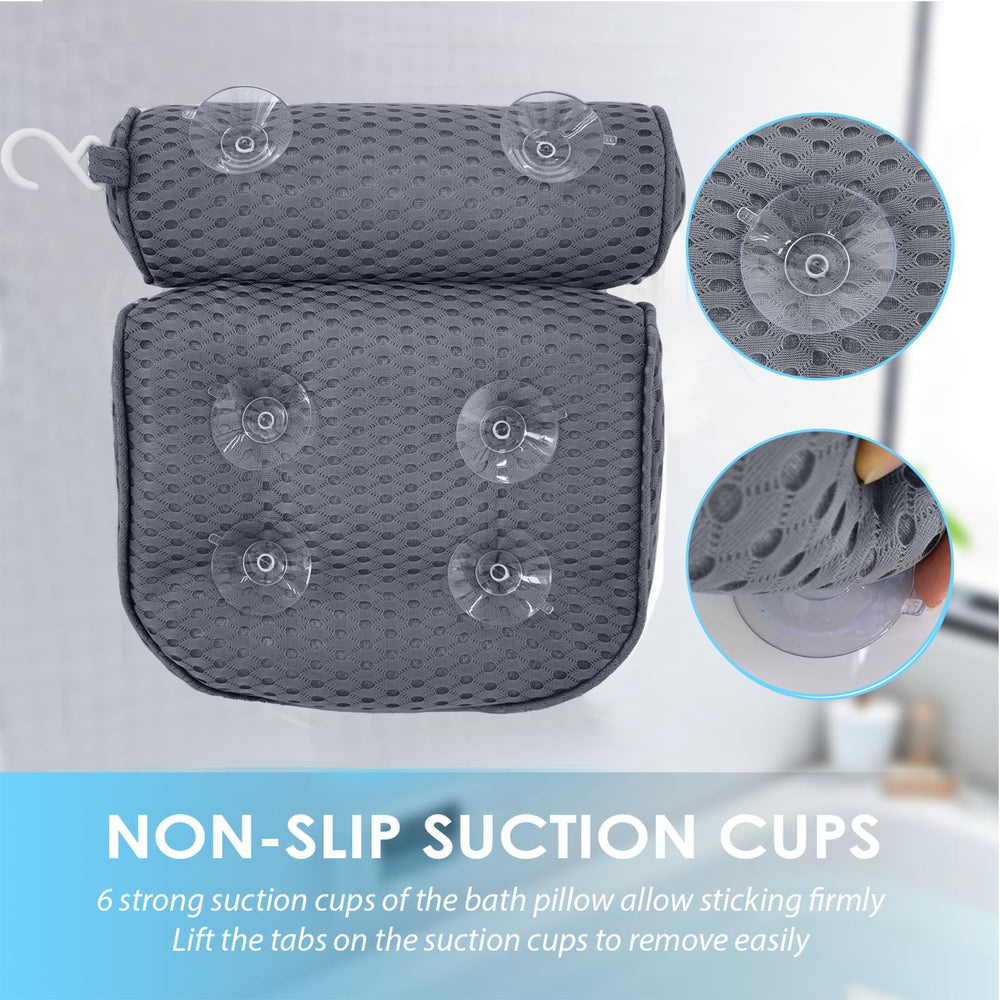 AEROiVi bath pillow is machine washable for easy cleaning and drying.