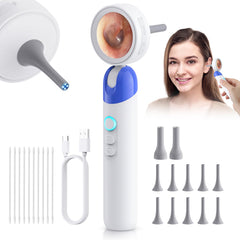 Aertnelz Otoscope Ear Camera screen view for clear ear canal inspection.