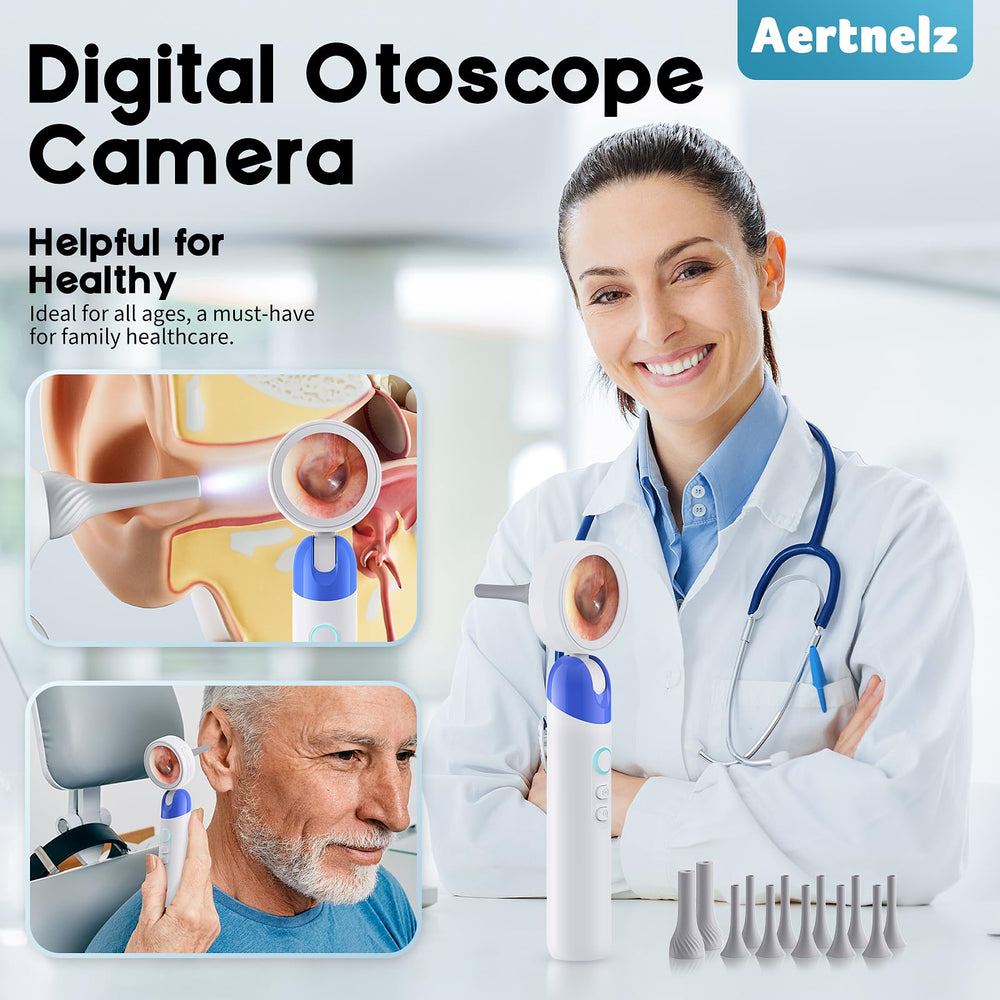 Aertnelz Otoscope LED lights provide bright, detailed checks.