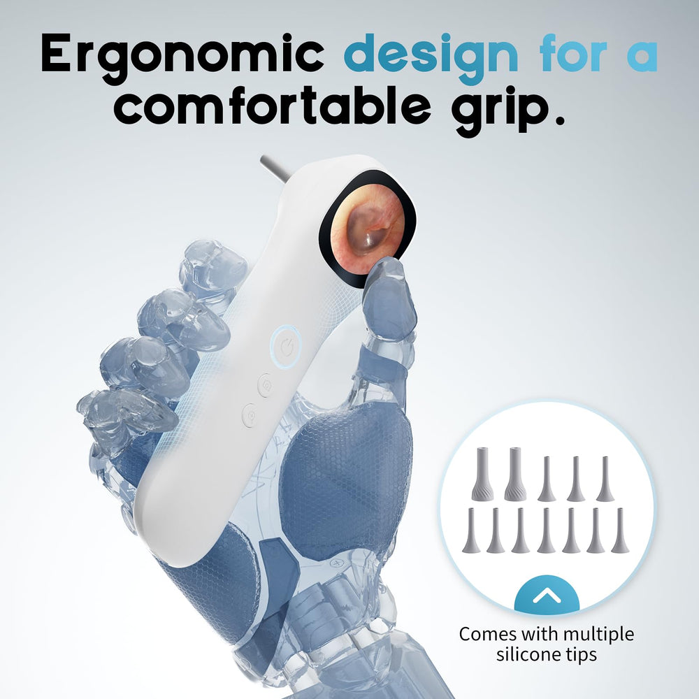 Aertnelz Otoscope Replaceable Tips support versatile ear, nose, and skin exams.