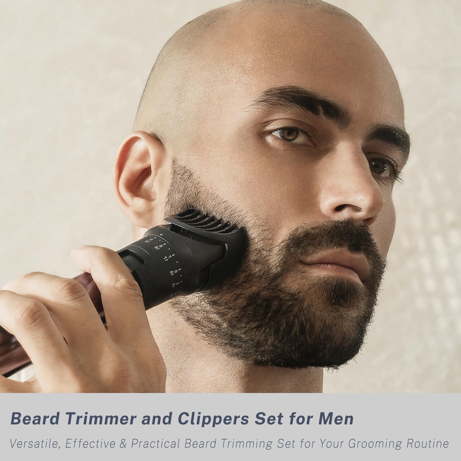 aesfee trimmer with powerful motor and stainless blades for smooth cuts