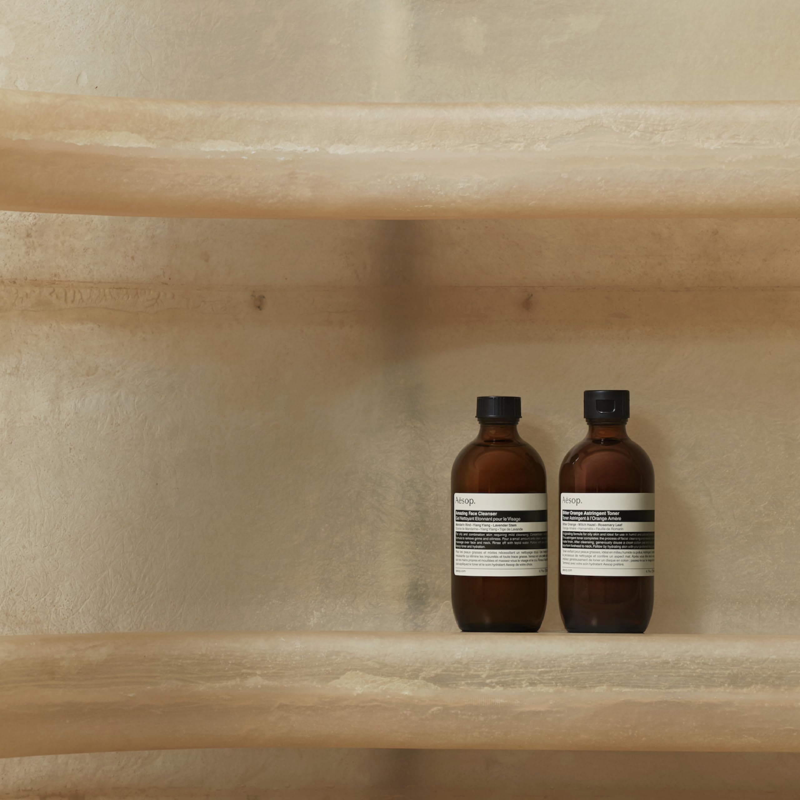 Aesop Amazing Face Cleanser massage on the face for balanced, clean skin
