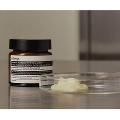 Aesop Camellia Nut Cream swatch reveals smooth texture for sensitive skin hydration