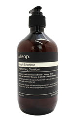 Aesop Classic Conditioner bottle shows nourishing formula for soft, hydrated hair.
