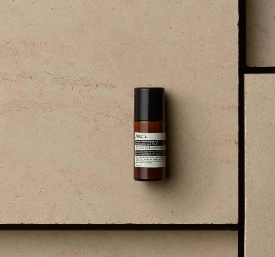 Aesop Herbal Deodorant Roll-On alcohol-free formula clean and safe