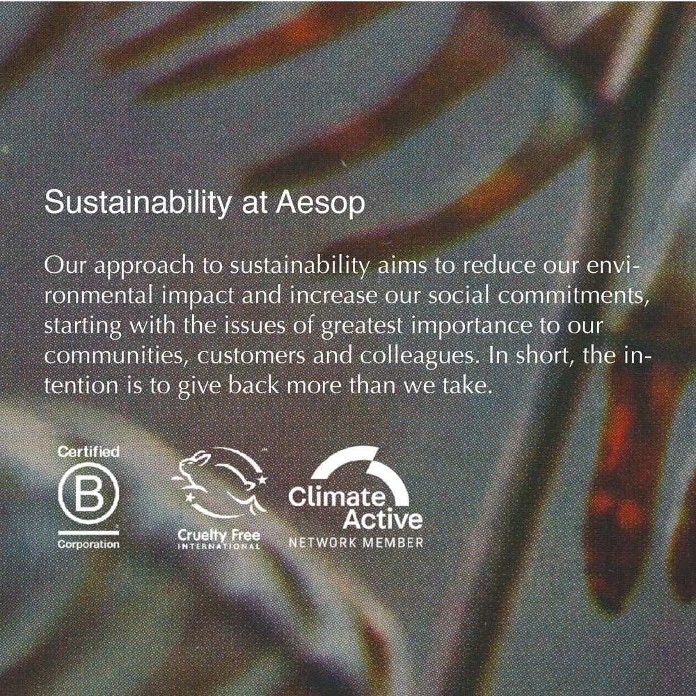 Aesop Moroccan Neroli Shaving Serum on a bathroom counter for a calm ritual
