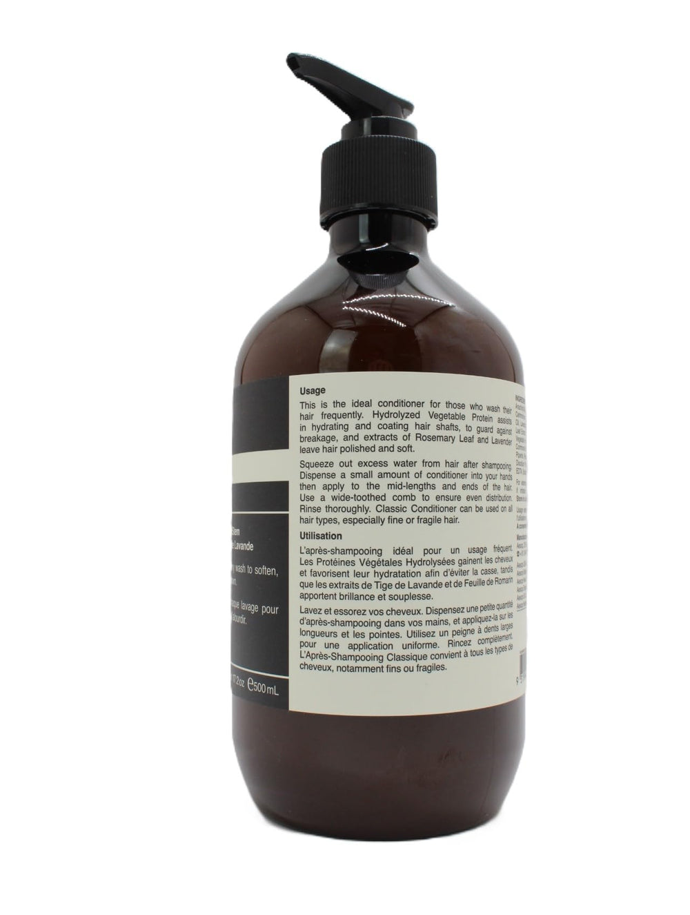 Aesop packaging uses recycled plastics supporting sustainable bottle design.