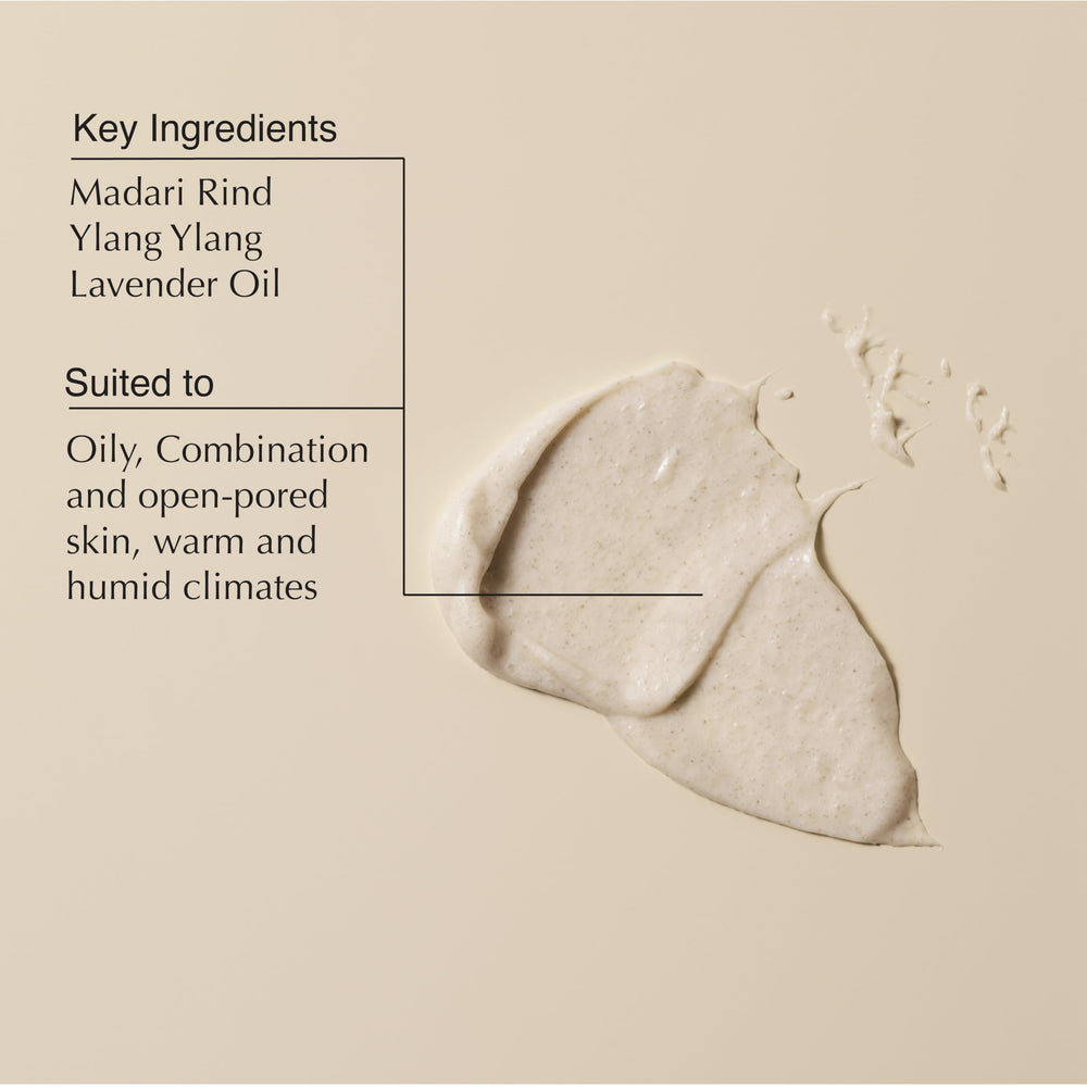 Aesop Purifying Facial Exfoliant Paste with fine quartz granules visible for gentle exfoliation.