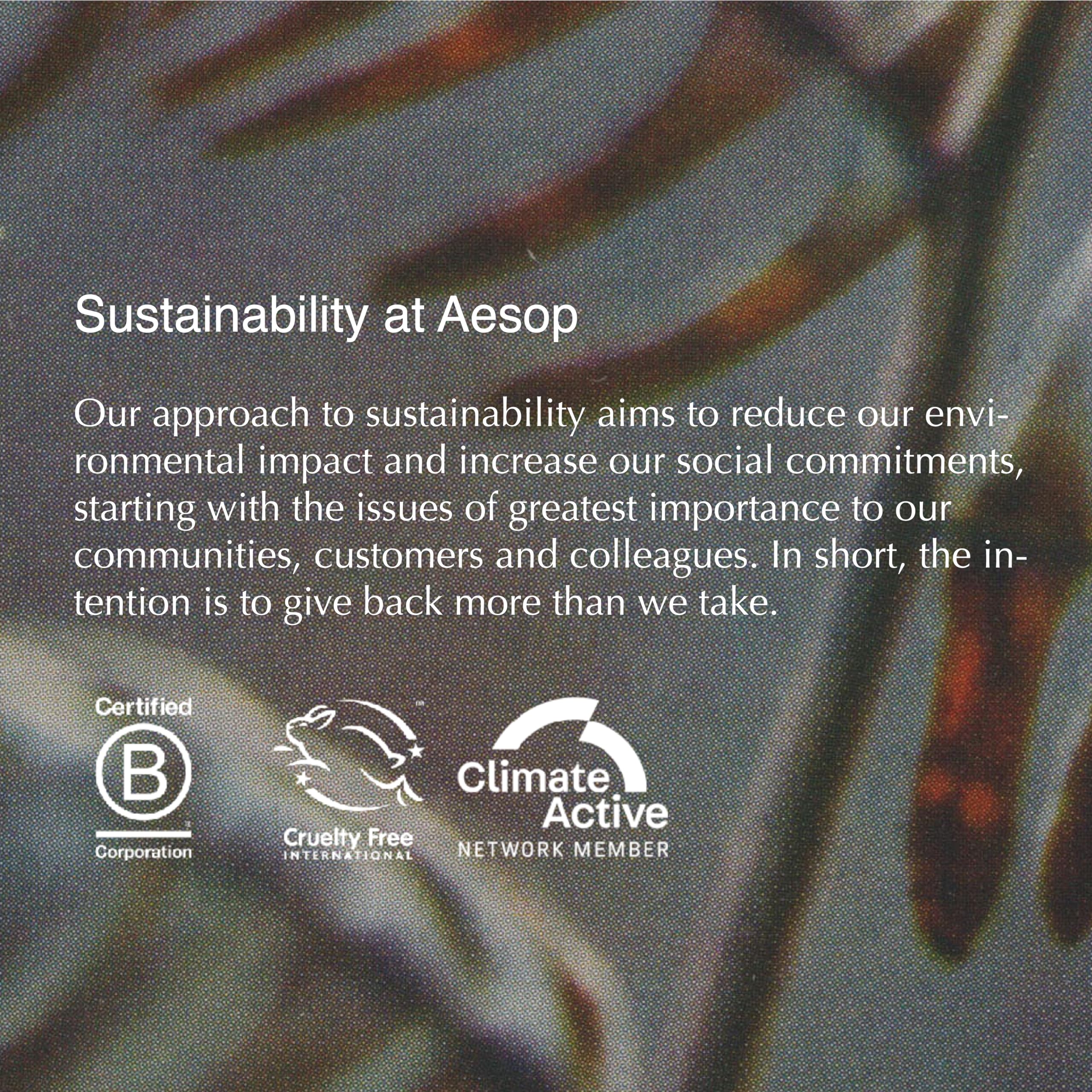 Aesop Redemption Body Scrub after-use skin feels soft and refreshed