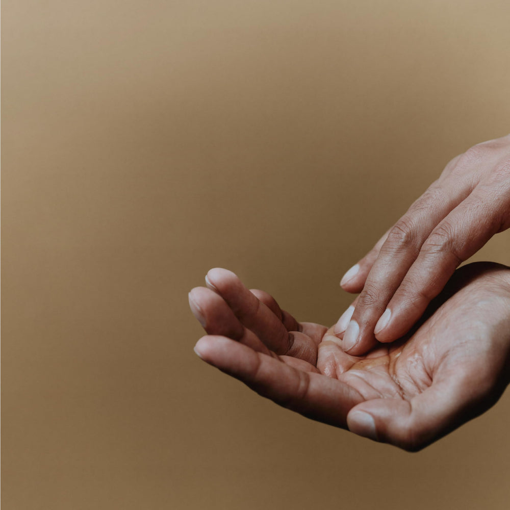 Aesop Resurrection Rinse-Free Hand Wash packaging shown for travel-friendly routine.