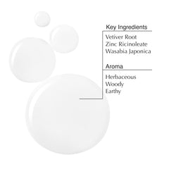 Aesop Roll On Deodorant Wasabi extract focus showing purifying properties