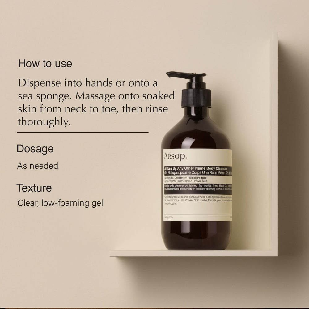Aesop Rose Petal Oil image highlights soothing rose oil for skin.