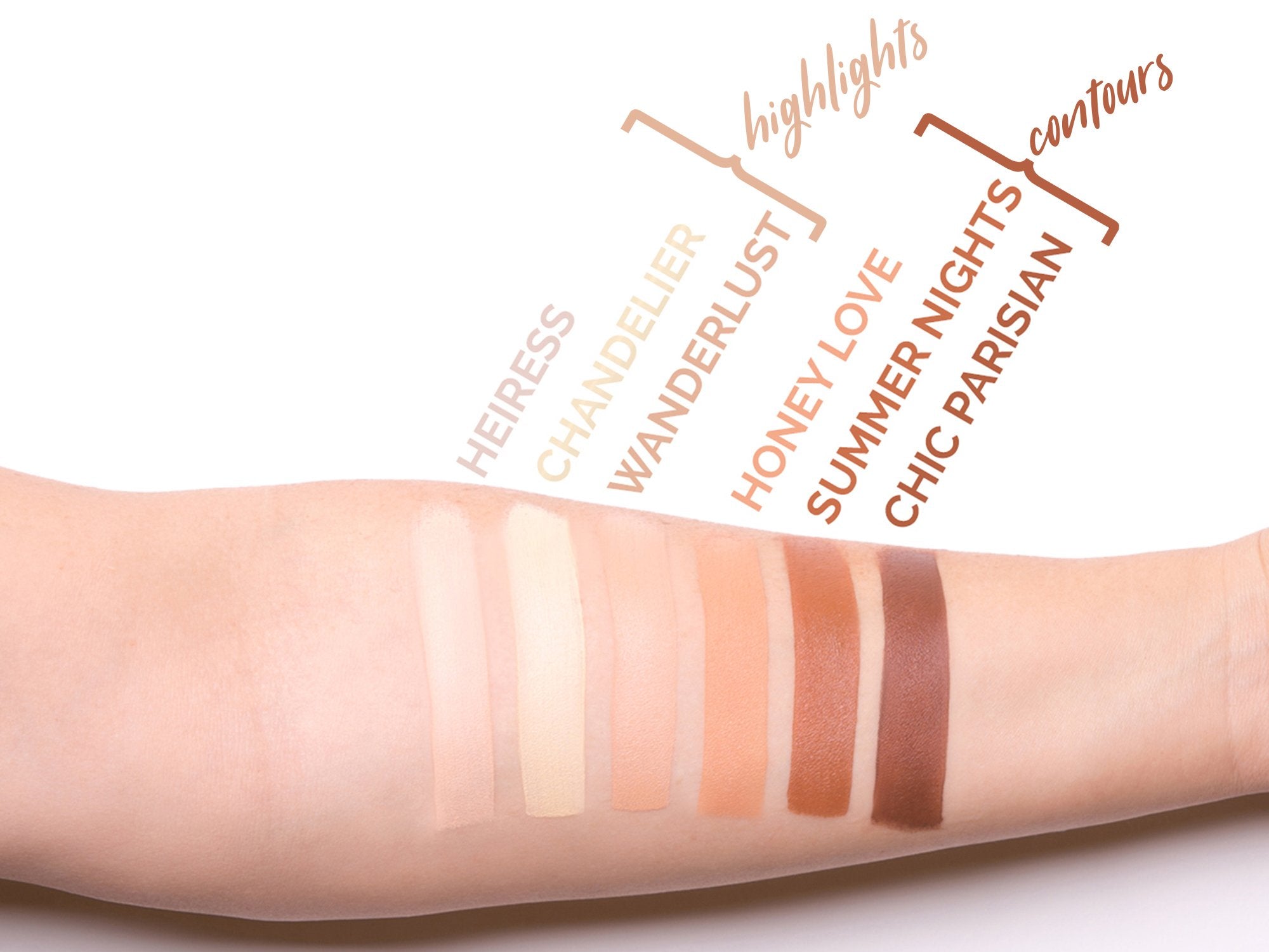 Aesthetica Cream Contour Kit mirrored palette reflects light for precise application.