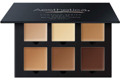 Aesthetica Cream Contour Kit packaging in a sleek travel-friendly case for on-the-go makeup.