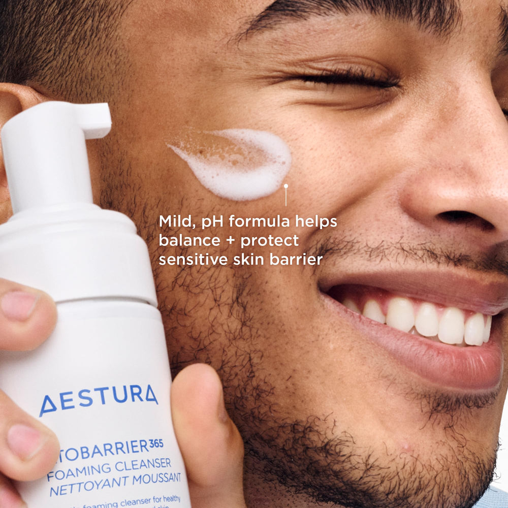 AESTURA ATOBARRIER365 allergy-tested label indicating safe daily use.