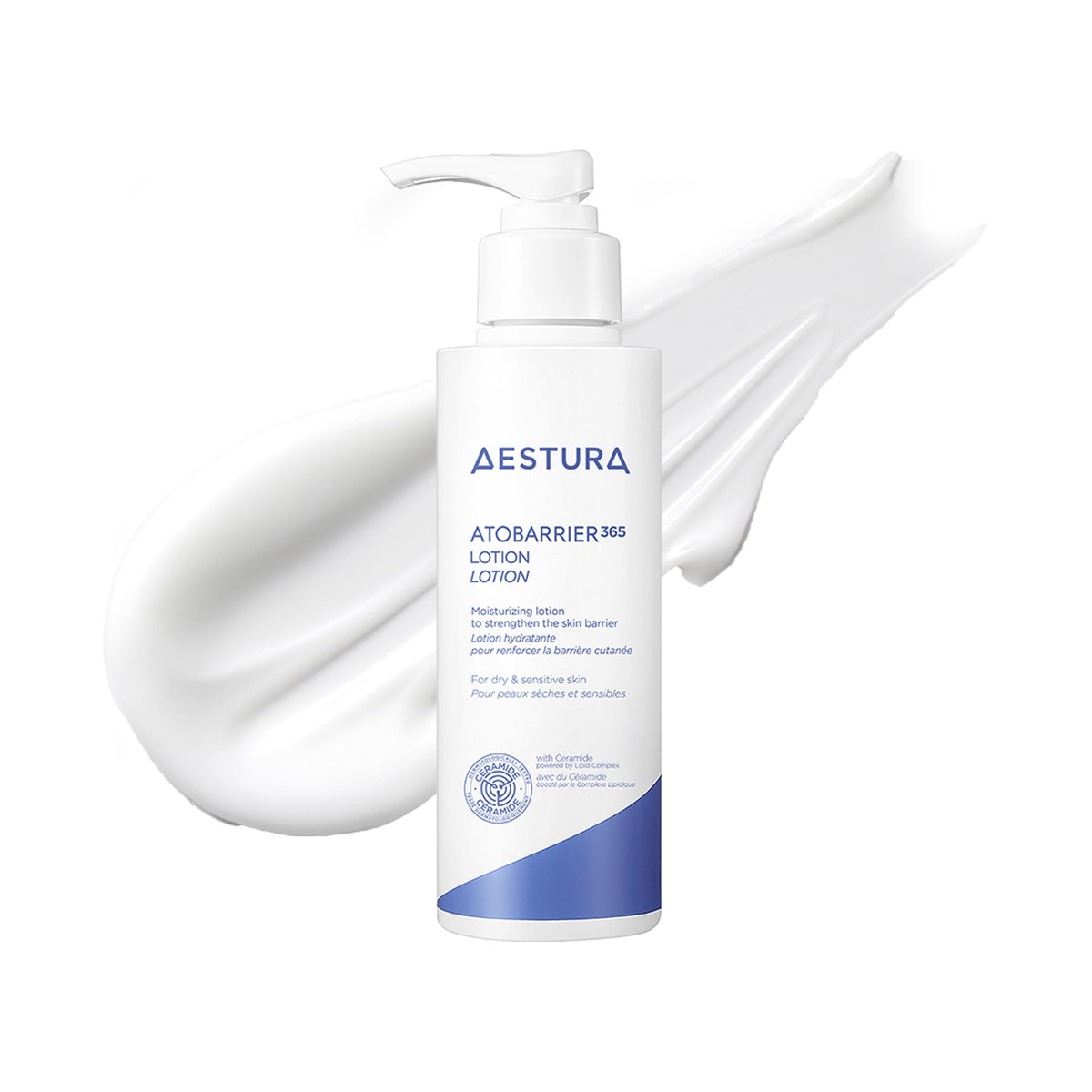 AESTURA ATOBARRIER365 bottle pump showing lightweight barrier-friendly hydration.