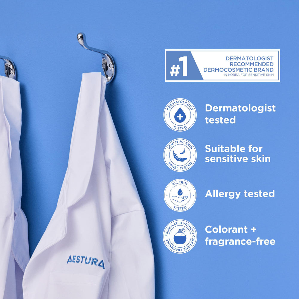 AESTURA ATOBARRIER365 Hydro Essence fragrance-free box promotes gentle skincare