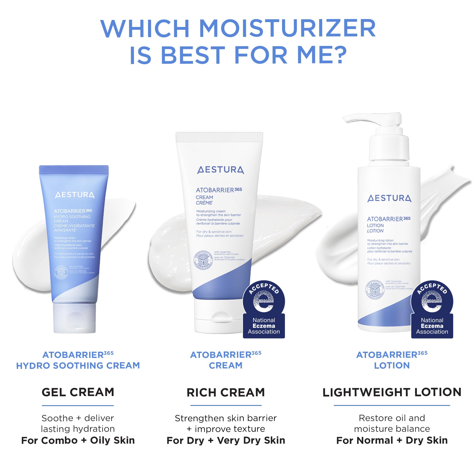 Showcasing AESTURA ATOBARRIER365 Hydro Soothing Gel Cream and its deep hydration benefits.