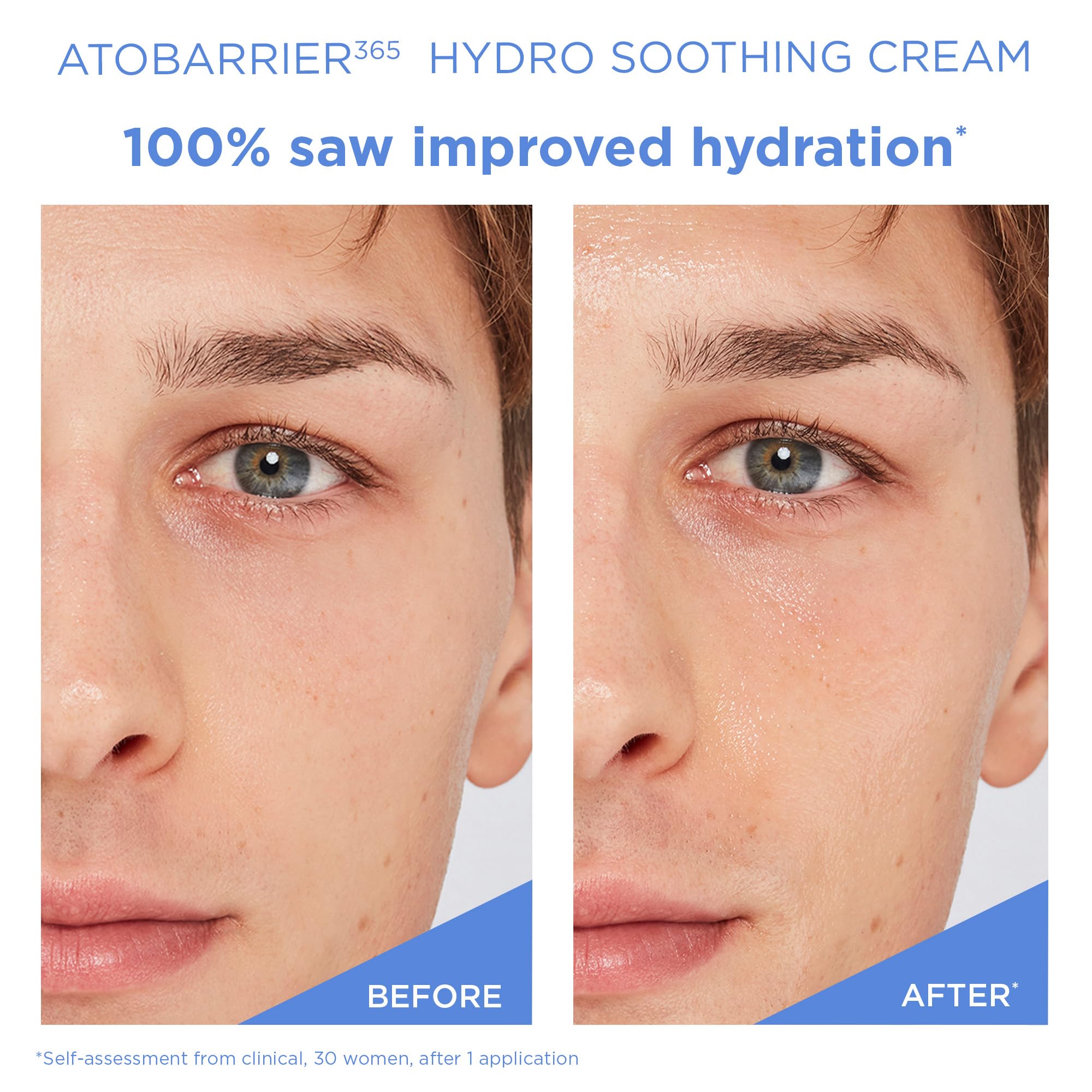 AESTURA ATOBARRIER365 Hydro Soothing Gel Cream displayed on a table for easy access.