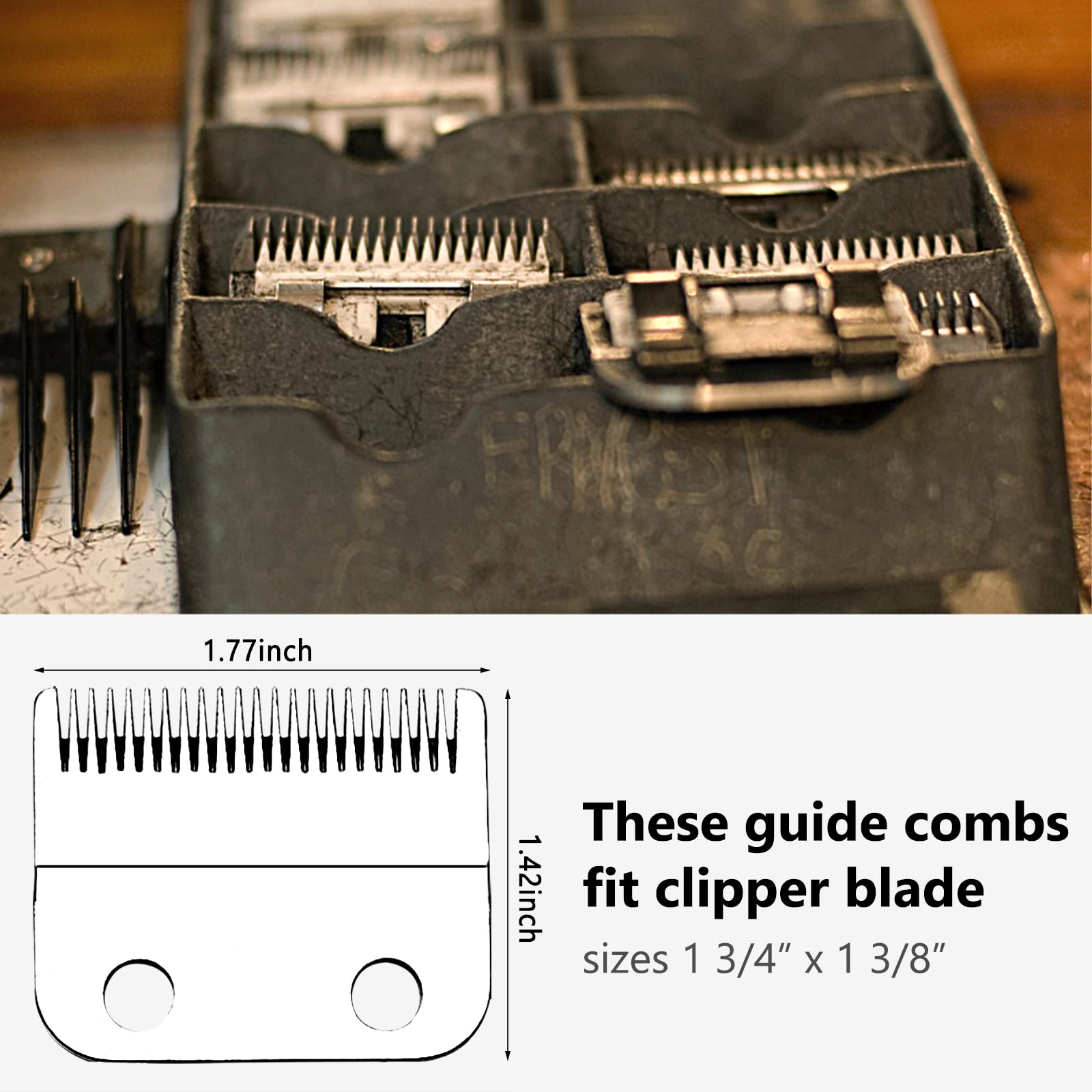 AFANSO Mega Hair Clipper Guards ideal for easy at-home grooming sessions.