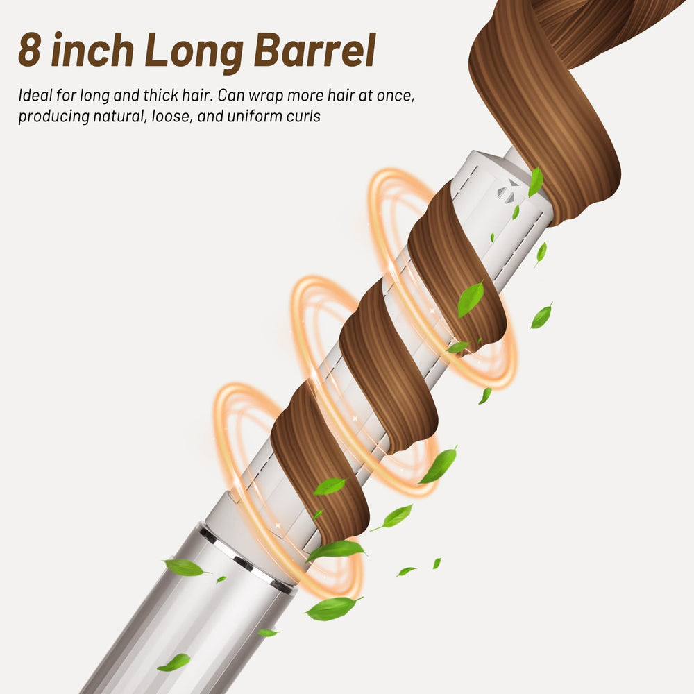 AFDD auto-curl feature demonstrates hands-free curling with consistent results