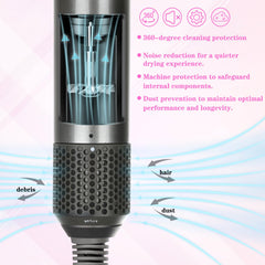 AFDD HS01/HS05 filter cover back view highlighting seamless installation