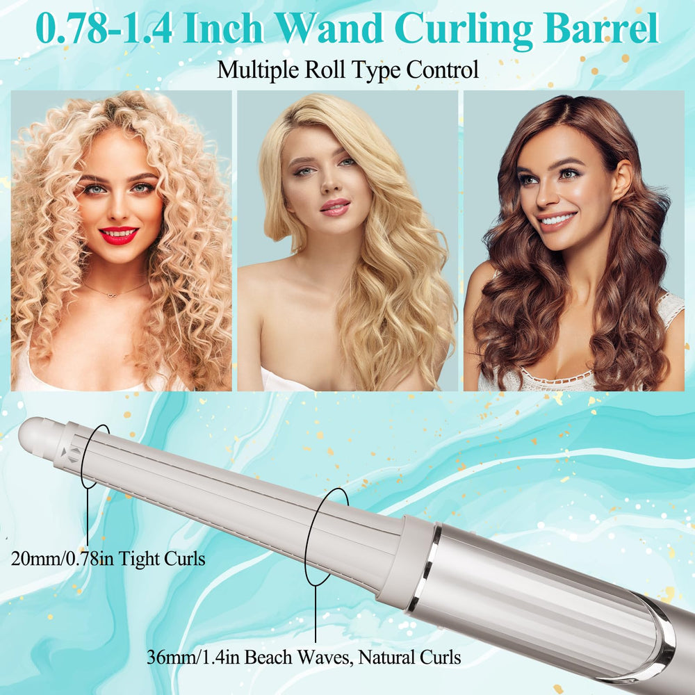AFDD long barrel curling attachment demonstrates two-direction curl versatility