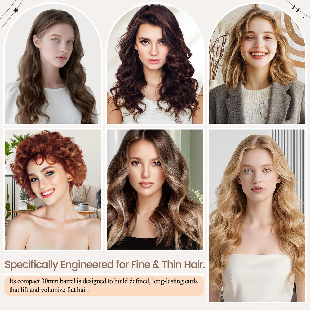 AFDD results on long hair show defined curls that last.