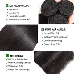 Afeier natural-color hair displays true length with minimal processing