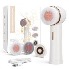 AFEIOFT bidirectional rotation brush close-up showing deep cleanse for pores