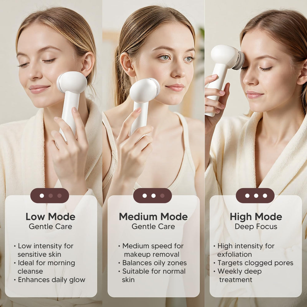AFEIOFT hygienic silicone bristles gentle for sensitive skin up close